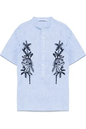 Paolo Pecora Camisa con bordado floral
