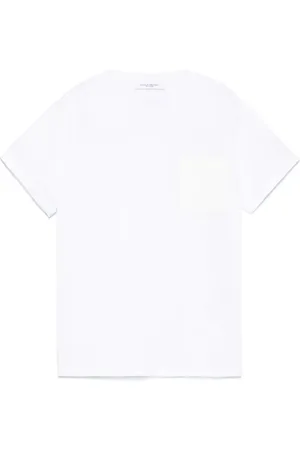 Paolo Pecora Camiseta con bolsillo de parche