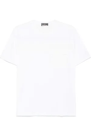 HERNO Camiseta con logo en relieve