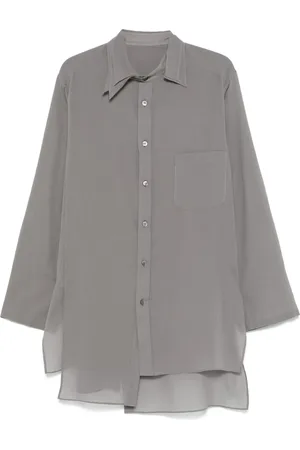 YOHJI YAMAMOTO Camisa semitranslúcida