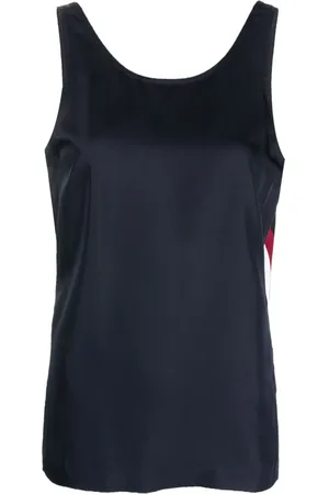 Tommy Hilfiger Top con franja del logo