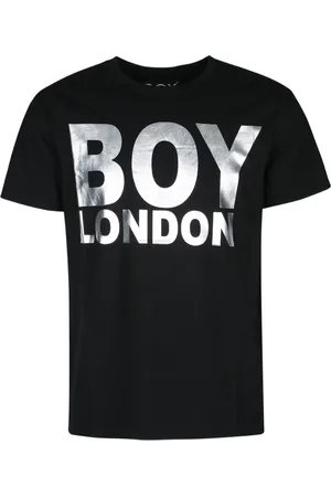 Boy London Camiseta con logo metalizado