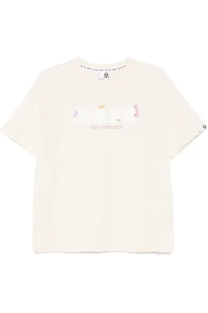 A Bathing Ape Camiseta con parche del logo