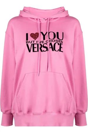 VERSACE Sudadera con eslogan y capucha