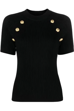 Balmain Top con detalle de botones