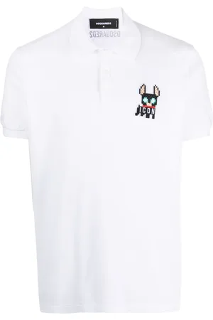Dsquared2 Polo con parche del logo