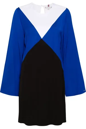 Tommy Hilfiger Vestido midi con diseño colour block