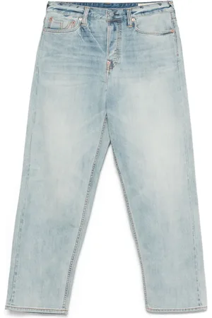 Evisu Vaqueros con efecto lavado
