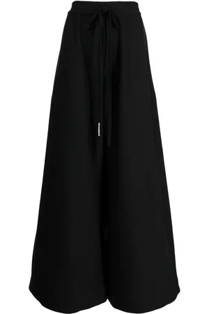 MELITTA BAUMEISTER Pantalones palazzo con cordones en la cintura