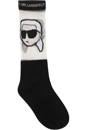 Karl Lagerfeld Calcetines con logo en intarsia