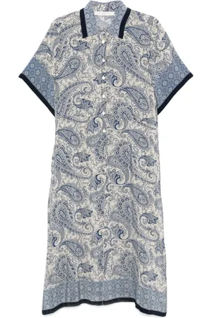 SEVENTY BY SERGIO TEGON Vestido camisero estampado