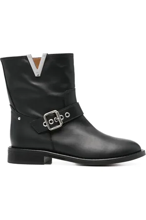 Via Roma Botas con placa del logo