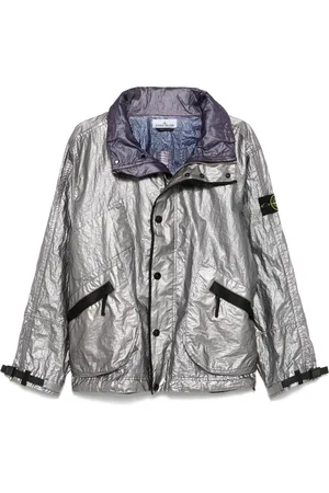 Stone Island Chaqueta con cubierta metalizada