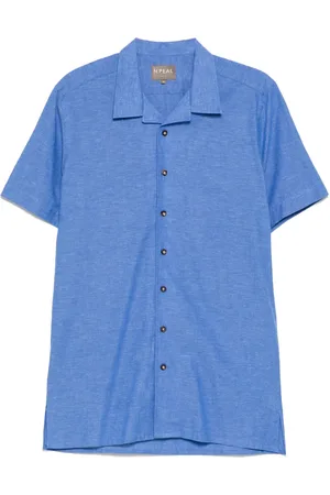 N.PEAL Camisa con cuello cubano