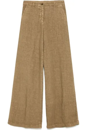 Aspesi Pantalones palazzo de lino
