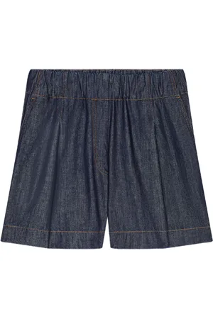 DRIES VAN NOTEN Pantalones vaqueros cortos con corte ancho