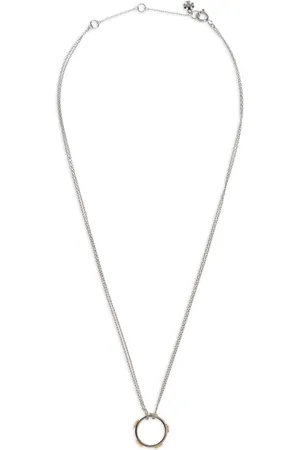 Tory Burch Collar con charm del logo