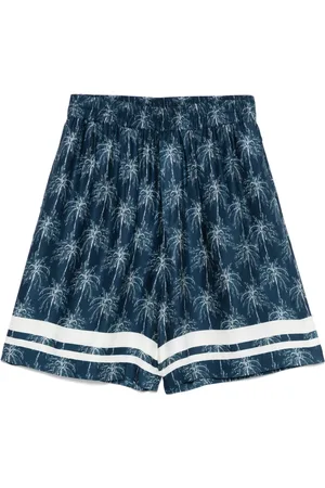 LANEUS Bermudas con motivo de palmeras