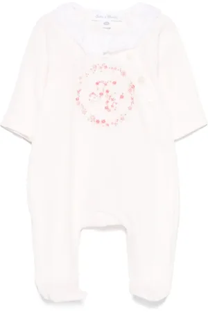 Tartine Et Chocolat Pijama con bordado floral