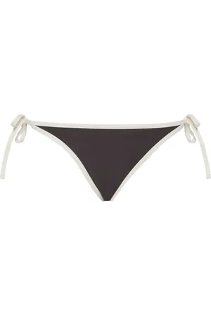 Brunello Cucinelli Bragas de bikini con ribete en contraste