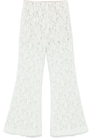 Twin-Set Pantalones de encaje