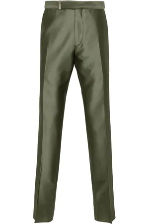 Tom Ford Pantalones chinos tapered con pinzas