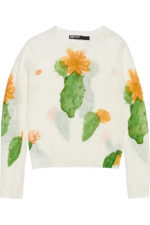 Bimba y Lola Jersey de lino con estampado Cactus