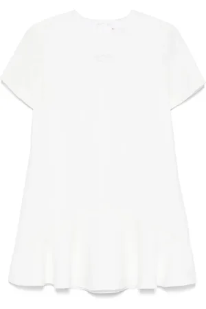 Elisabetta Franchi Vestido con logo bordado