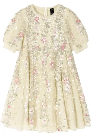Needle & Thread Vestido con aplique de lentejuelas