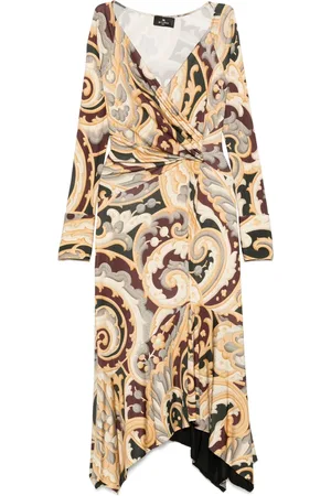 Etro Vestido midi estampado