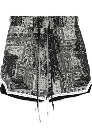 MOSTLY HEARD RARELY SEEN Bermudas Cut-Me-Up con motivo de cachemira