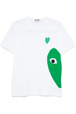 Comme des Garçons Camiseta con parche de corazón