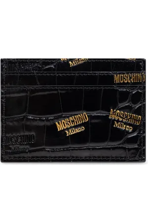 Moschino Tarjetero con logo en relieve