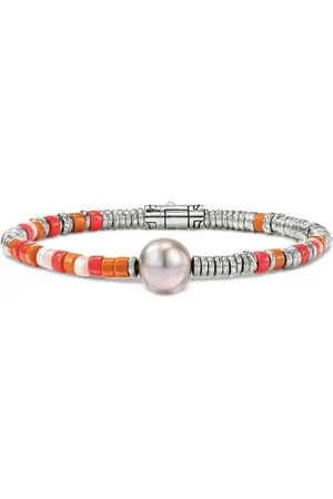 John Hardy Pulsera con perlas y cuentas