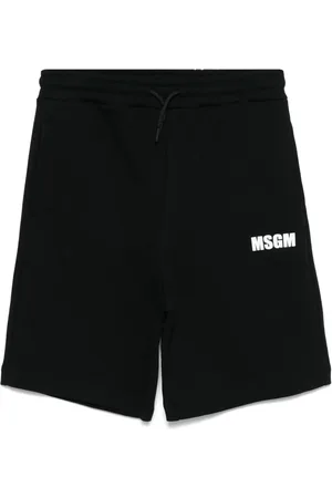 Msgm Bermudas con logo estampado