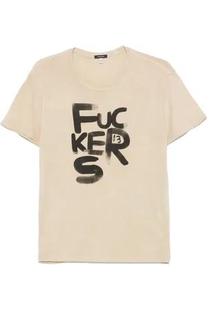 R13 Camiseta con estampado gráfico