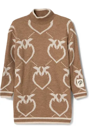 Pinko Vestido de punto de intarsia
