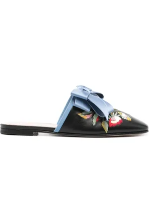 VALENTINO GARAVANI Mules con bordado floral