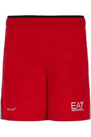 EA7 Bermudas con logo estampado