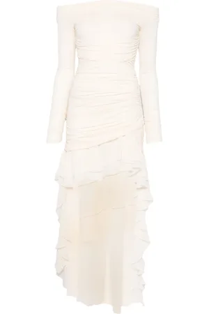 BLUMARINE Vestido corto asimétrico
