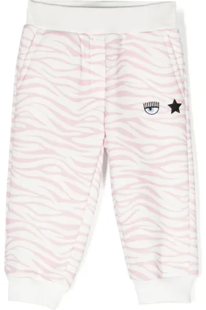 Chiara Ferragni Pantalones de chándal con animal print