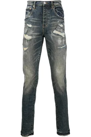 Purple Brand Vaqueros slim con efecto envejecido