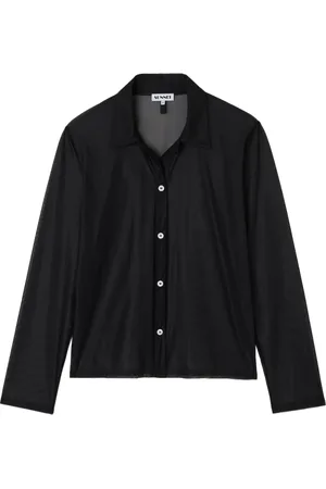 SUNNEI Camisa translúcida de tul