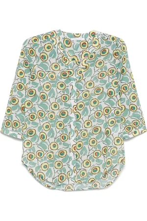CENERE GB Blusa con estampado abstracto
