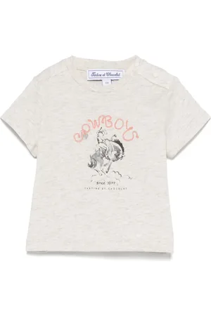 Tartine Et Chocolat Camiseta con ilustración estilo cowboy