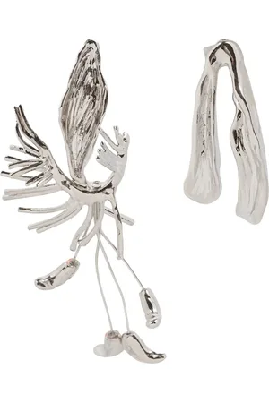 DRIES VAN NOTEN Pendientes de aro asimétricos