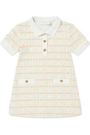 Escada Vestido con detalle del logo