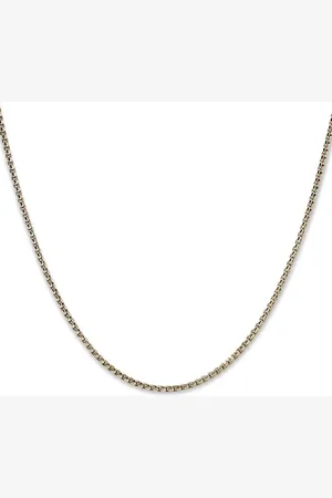 John Hardy Collar con cadena cuadrada en oro amarillo de 14 ct
