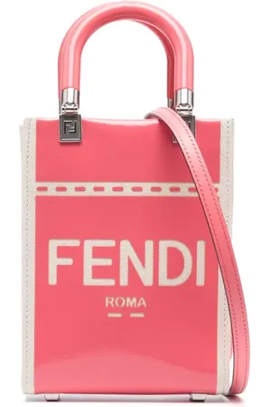 Fendi Bolso de hombro con logo estampado