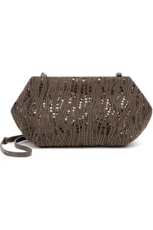 Brunello Cucinelli Bandolera con lentejuelas